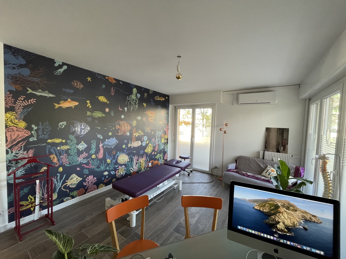 Cabinet d'ostéopathie Gouthez à Dijon - salle de consultation